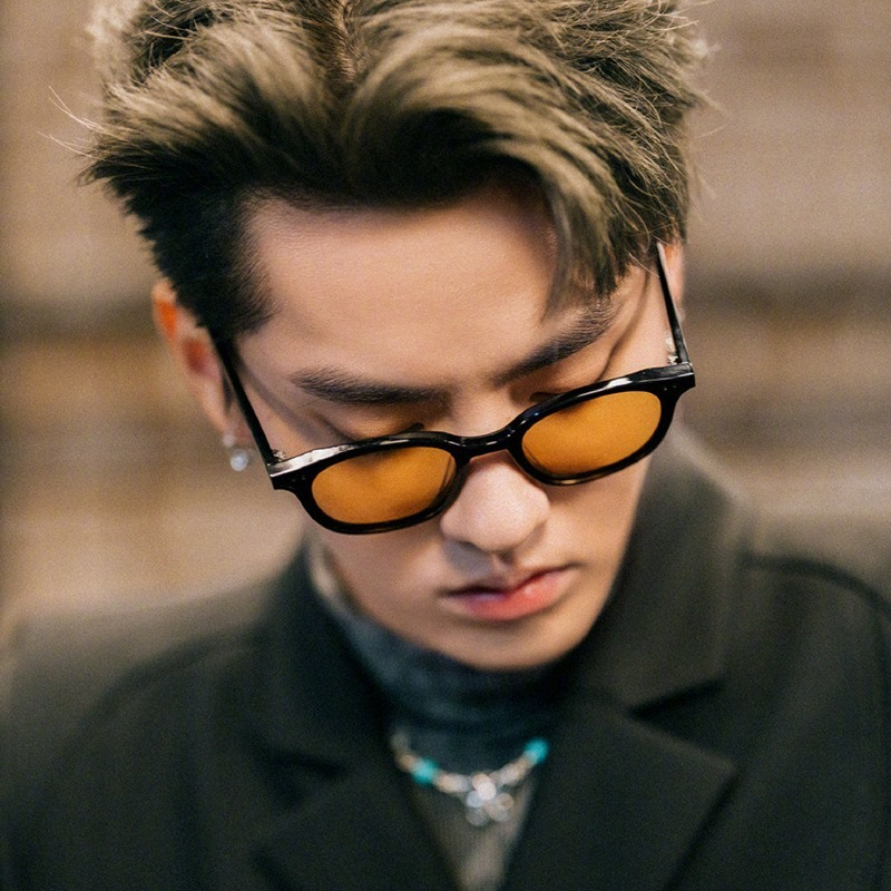 Kính mát WE FLOWER tròng kính đen/ nâu chống tia UV400 phong cách cổ điển thời trang dành cho nam và nữ