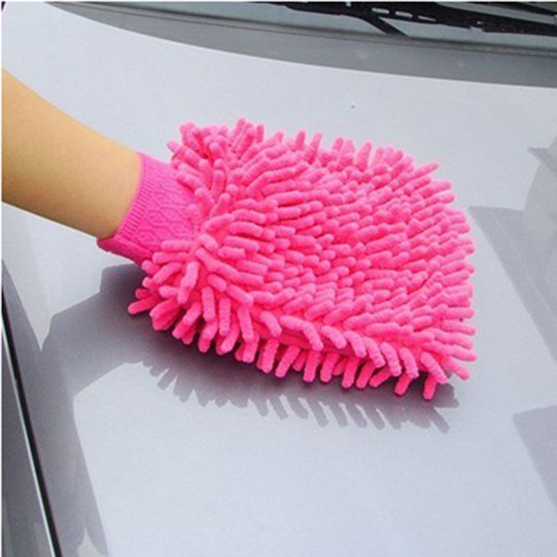 Găng tay lau xe hơi bằng sợi microfiber chuyên dụng tiện lợi
