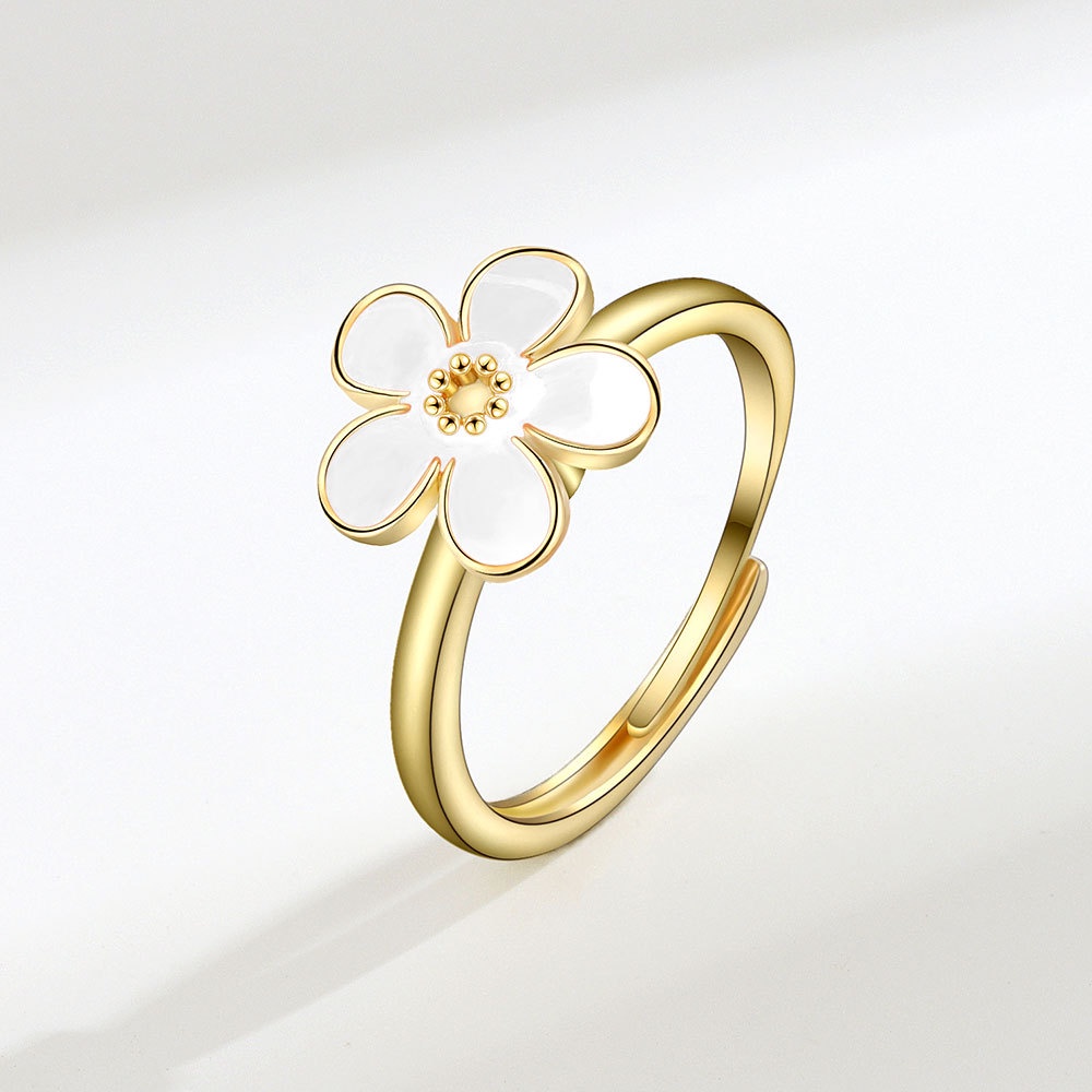 Nhẫn Họa Tiết Hoa Cúc Xinh Xắn Thời Trang Cho Nữ