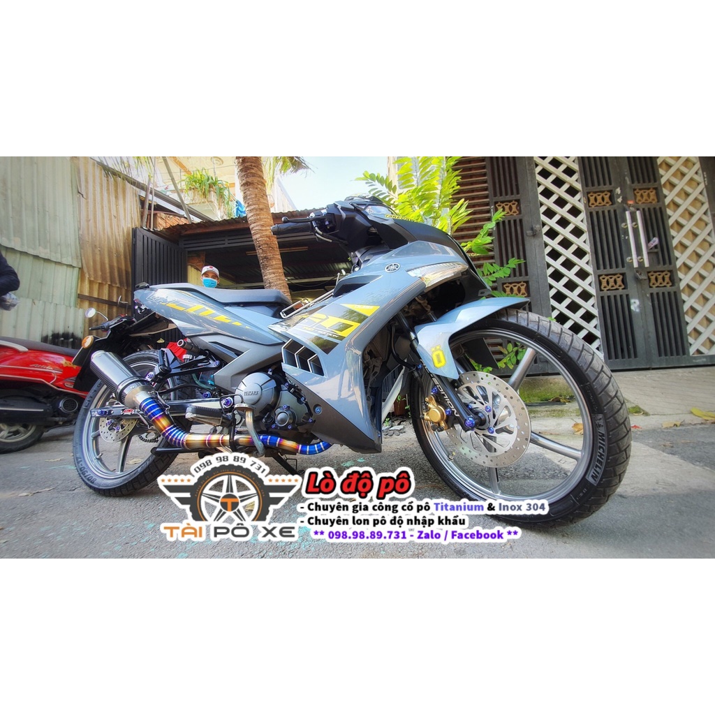 Cổ Titan 2 Khúc Dành Cho Mọi Loại Xe Máy