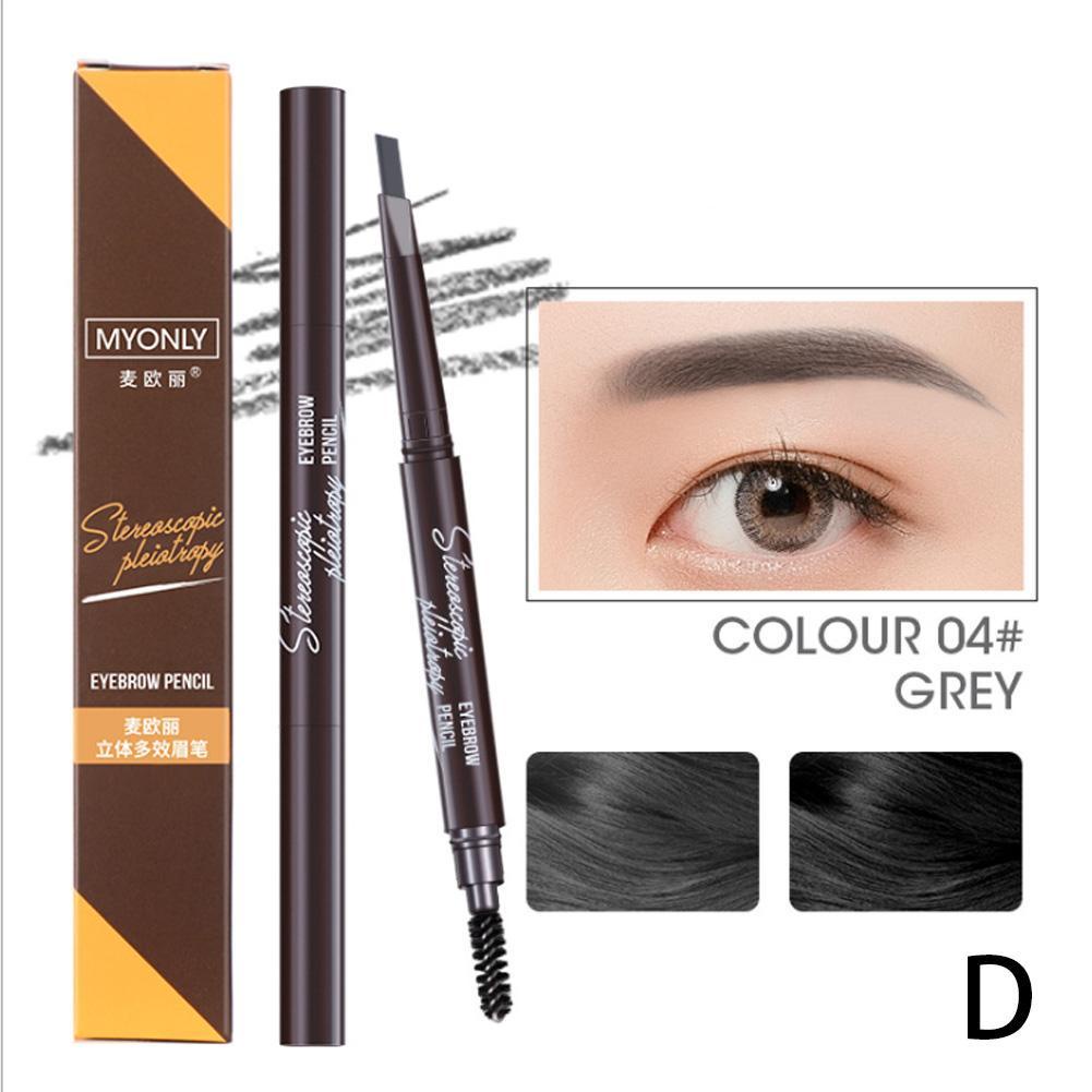 [Hàng mới về] Bút kẻ chân mày Maiorithiết Q1W0 kế hai đầu tự động xoay tiện dụng