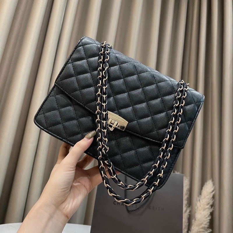 Túi Chữ NNN Chần Ô sz 24cm Hàng Xuuuấtt Chuẩn