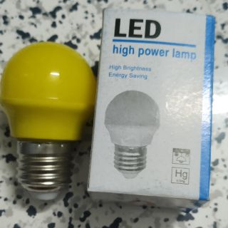 Bóng Đèn led trái chanh 1w màu vàng