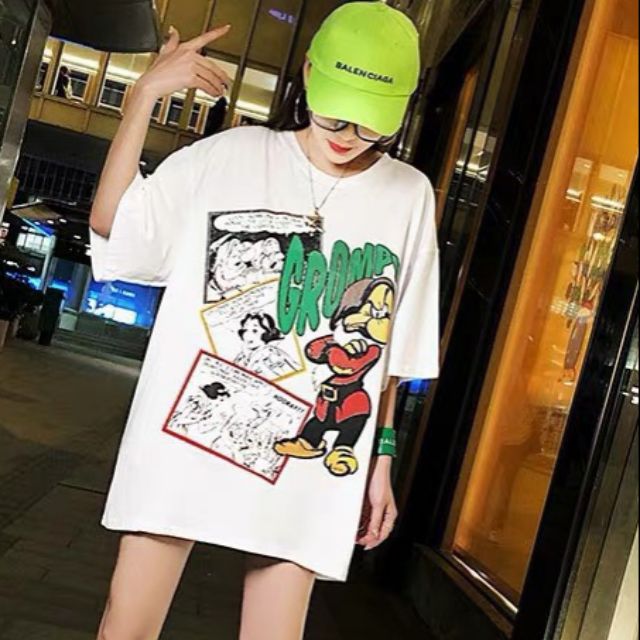 Áo thun Za Ra hình in Grumpy