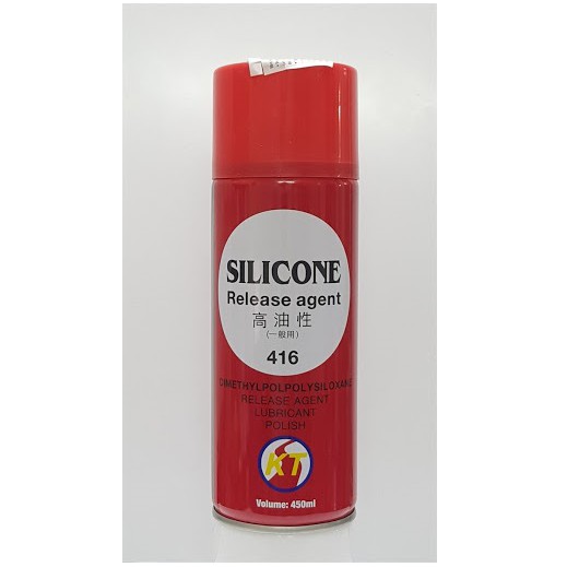 Chai Xịt Bôi Trơn Silicon Release Agent 416 450ml - Dầu Tách Khuôn Tạo Hình Nhựa Cao Su Chống Dính