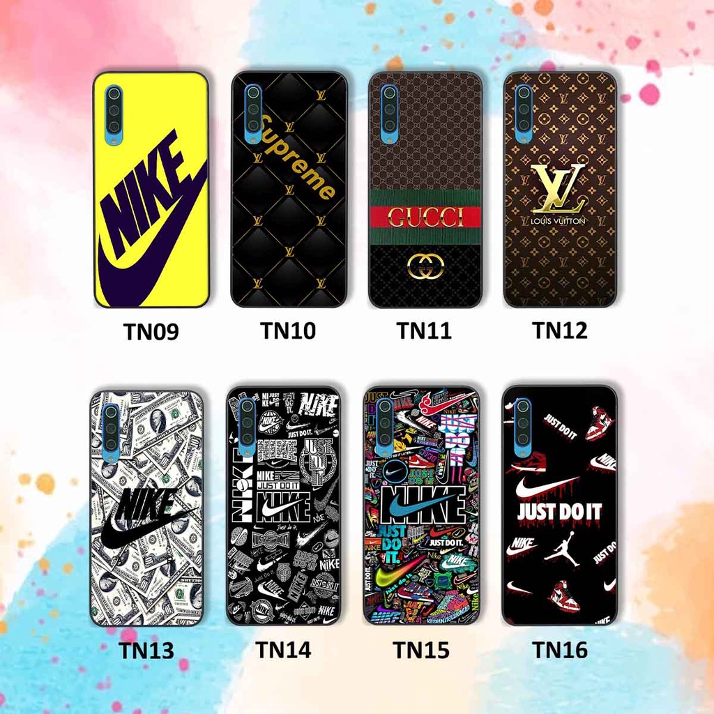 Ốp Xiaomi Mi 9 SE in hình thương hiệu L.V, N.I.K.E cá tính, đẳng cấp