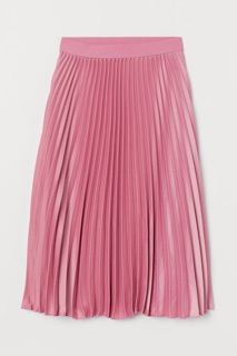 Chân váy H&M màu hồng ( Pleated skirt )