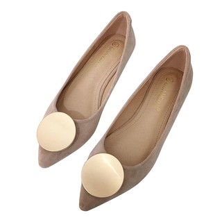 Giày Búp Bê Nữ Mũi Nhọn Size Lớn