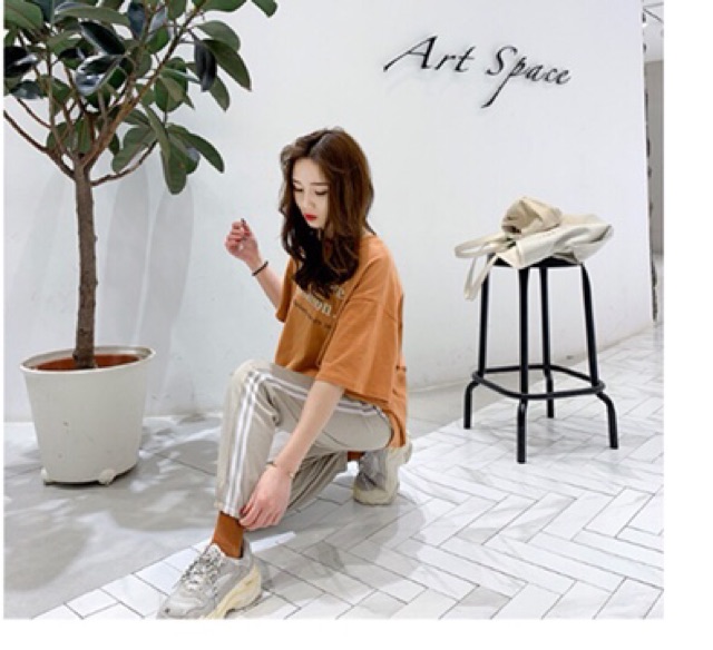 Áo thun tay lỡ form rộng