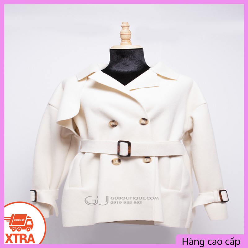 Áo vest dạ 4 cúc GU.Boutique