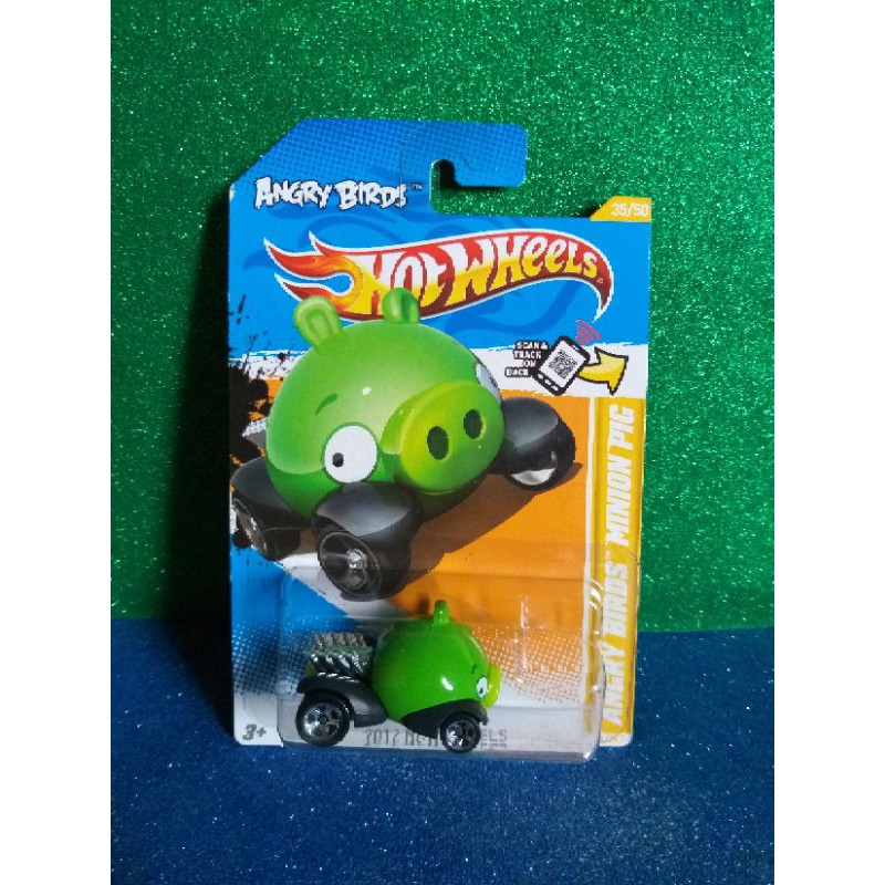 Hot Wheels Mô Hình Đồ Chơi Nhân Vật Hoạt Hình Angry Birds Pig - 2012
