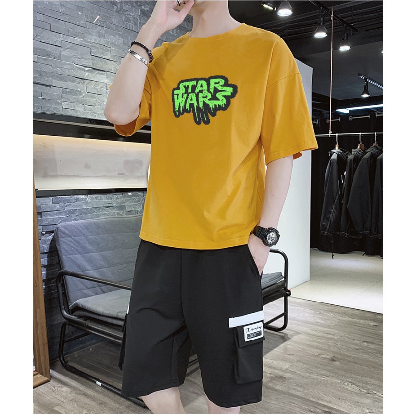 Áo thun 360 basic tee Áo phông unisex tay lỡ nam nữ dáng rộng oversize Starwas 2 Màu Siêu Hot