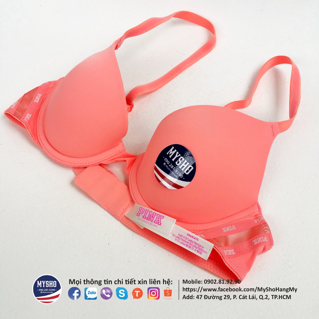 Áo ngực Pink Neon Nectar - Size 34AA, A75 - Hàng USA chính hãng