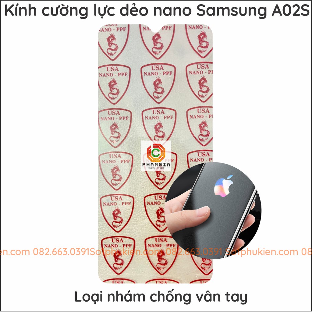 Dán cường lực Samsung A02s / A03S màn hình dẻo nano