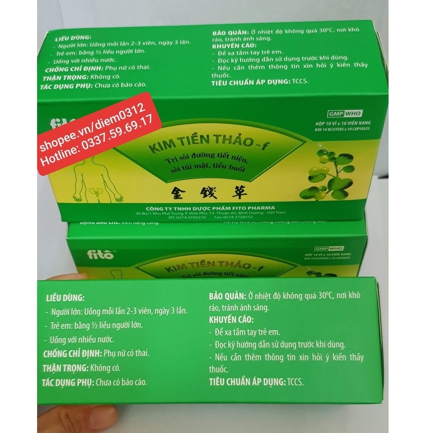 KIM TIỀN THẢO - HỔ TRỢ SỎI THẬN - SỎI MẬT - SỎI ĐƯỜNG TIẾT NIỆU