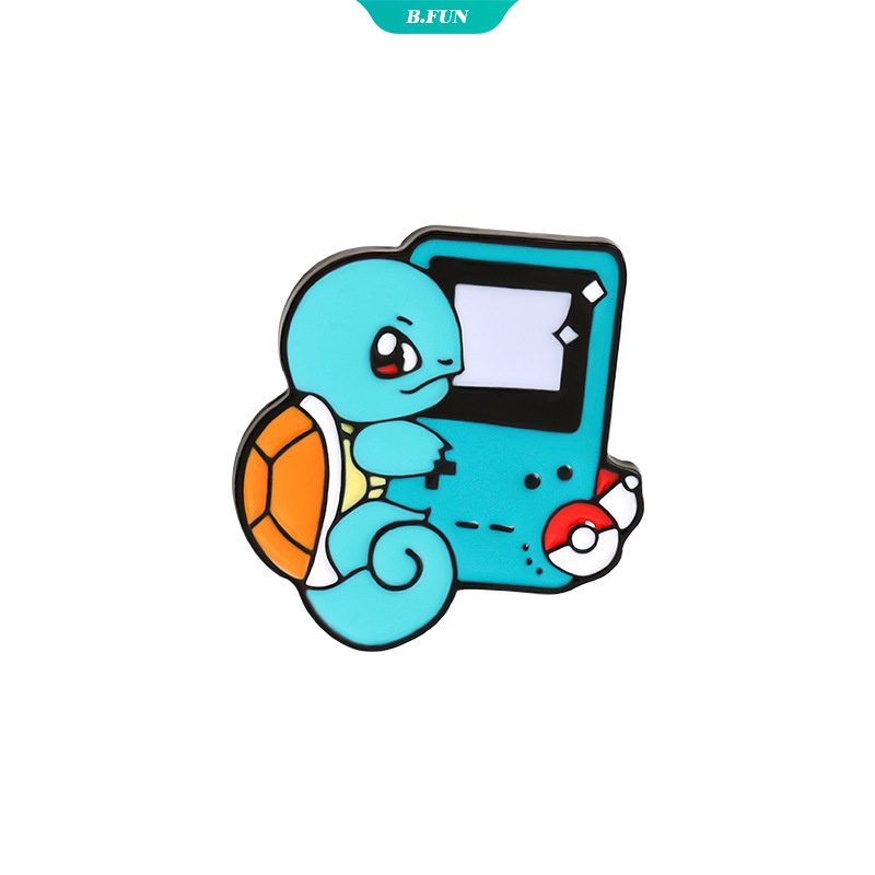 1 Huy hiệu cài áo hoạt hình Pokemon bằng hợp kim xinh xắn