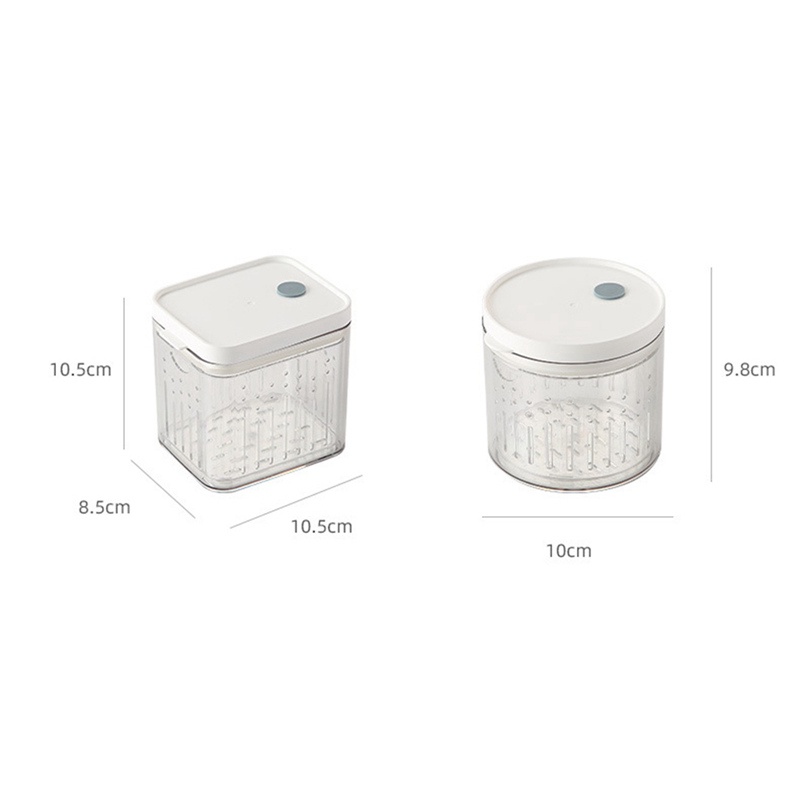 Hộp Đựng Tỏi Gừng Tỏi Hai Lớp Chống Ẩm Tiện Dụng Cho Nhà Bếp