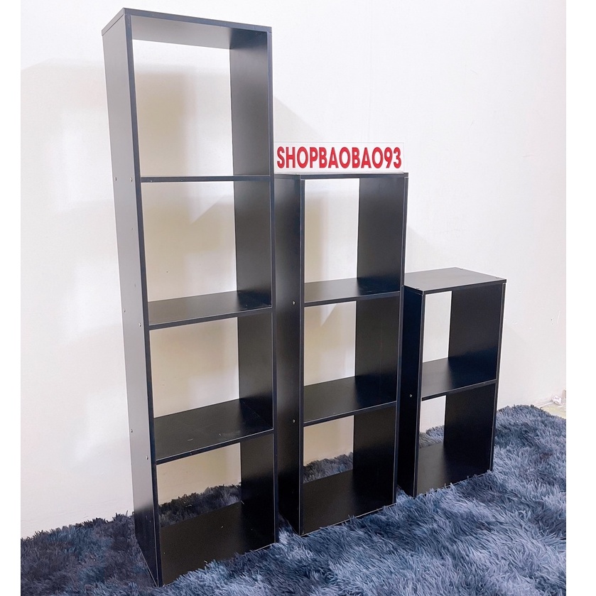 Kệ Gỗ Tổ Ong Kệ Để Sàn Nhà Kệ MDF Trang Trí Nhà Hiện Đại Màu ĐEN