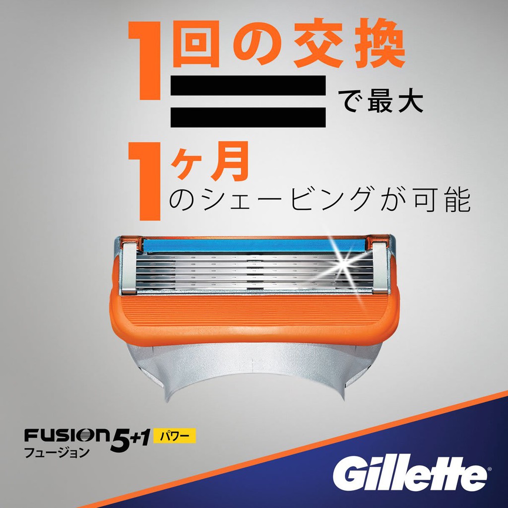 Lưỡi dao cạo râu Gillette Fusion 5 (Vỉ 04 lưỡi)