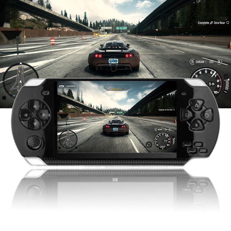 Máy Chơi Game Cầm Tay x6 PSP 8GB 4.3\" 3000 Trò Tích Hợp Sẵn