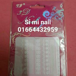 Hình dán 3d kiểu zen trang trí móng