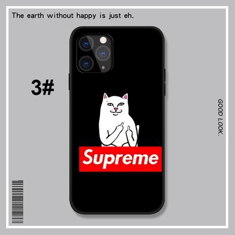 Ốp điện thoại mềm hình Supreme LU105 cho iPhone X XR Xs Max 6 6s 7 8 Plus 5 5s New SE SE2 2020