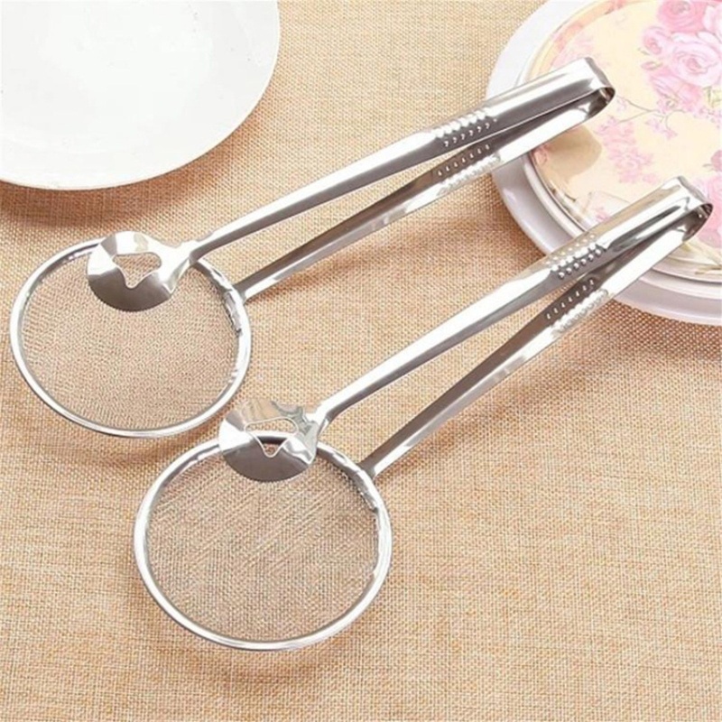 Kẹp Gắp Thực Phẩm Chiên Đa Năng Có Lưới Lọc Dầu