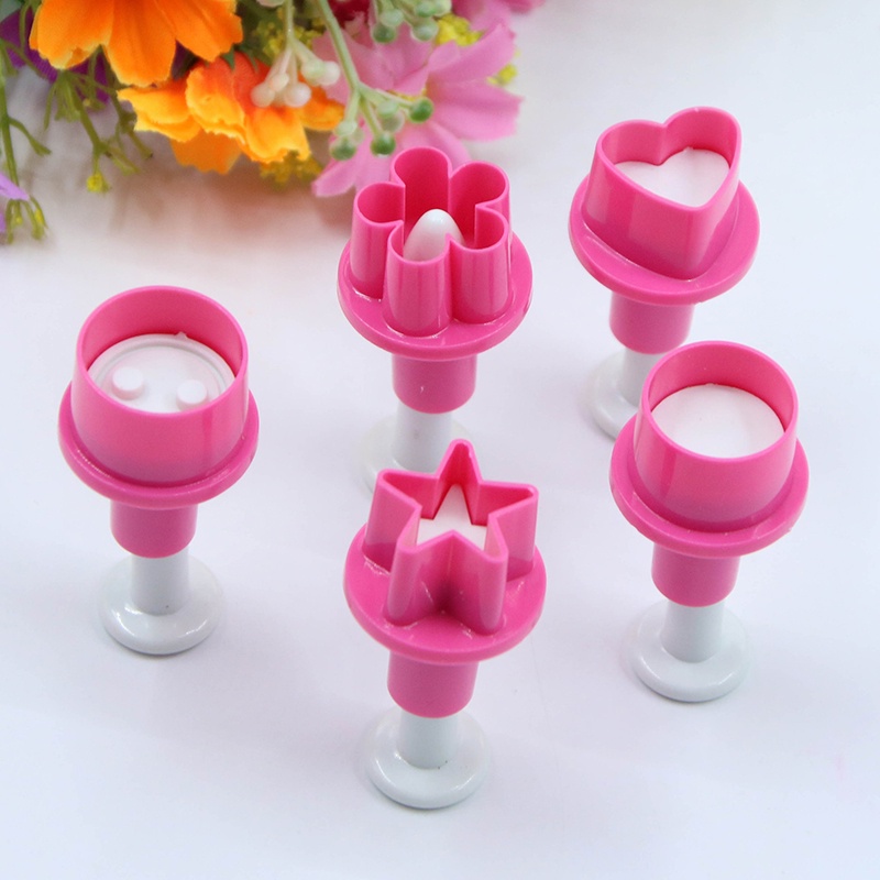 Set 5 Khuôn Cắt Trang Trí Bánh Xinh Xắn