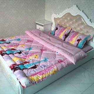 [XẢ KHO] Bộ Chăn Phao Ga Gối Poly Set 5 Món (INBOX CHỌN HÀNG)