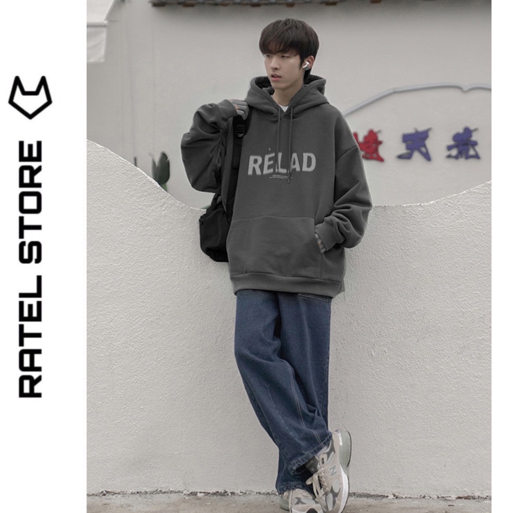 Áo Hoodie Local Brand Nỉ Bông Nam Nữ RELAD Ulzzang Unisex Form Rộng