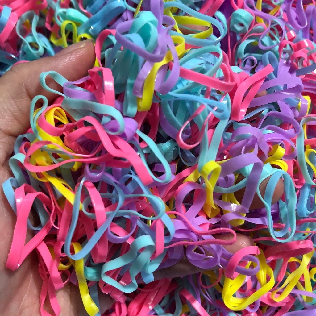 100g Thun Cột Tóc Màu Thái Đẹp Loại 1 Dai Bền