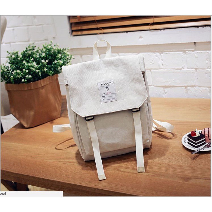 Balo Thời Trang Hàn Quốc toyouth vải canvas cực đẹp chống nước