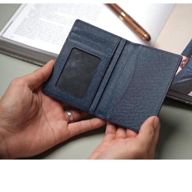 [SIÊU SANG] Ví mini nữ, bóp nam công sở card Lucky da thật nhập khẩu thời trang hàn quốc Olux