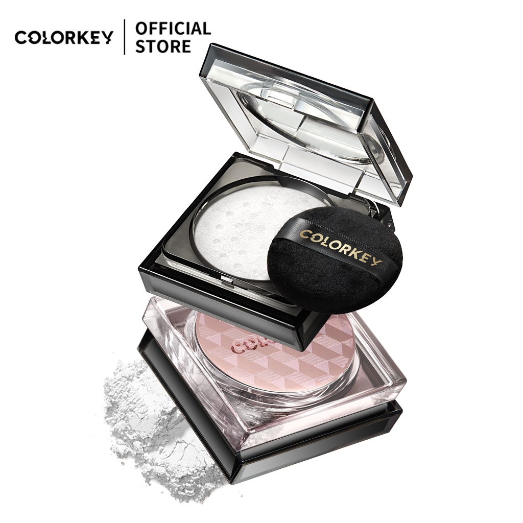 【COLORKEY】Phấn phủ dạng bột Colorkey mềm mại kiềm dầu không tì vết 2g