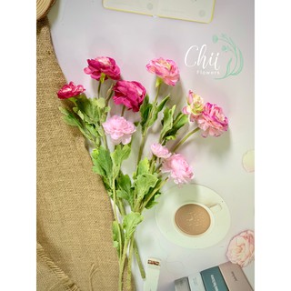 Hoa giả - Hoa mao lương lụa nhiều màu mô phỏng giống thật trang trí nội thất đẹp nhập khẩu Hà Nội Chiiflower CH32