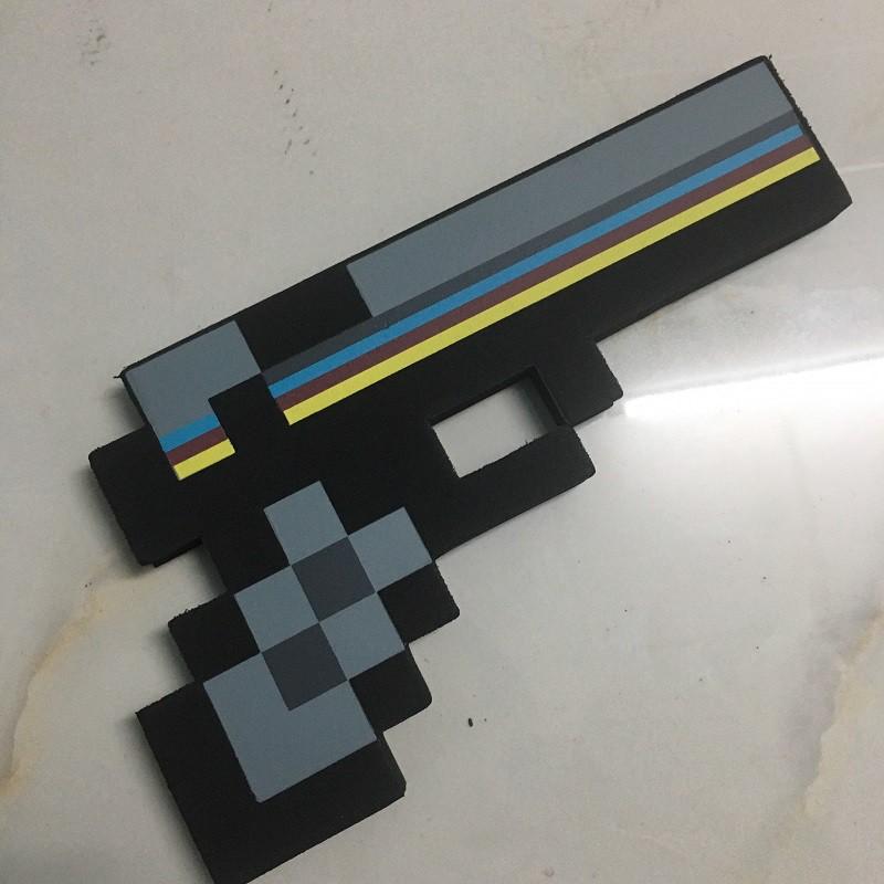 Súng lục đen minecraft