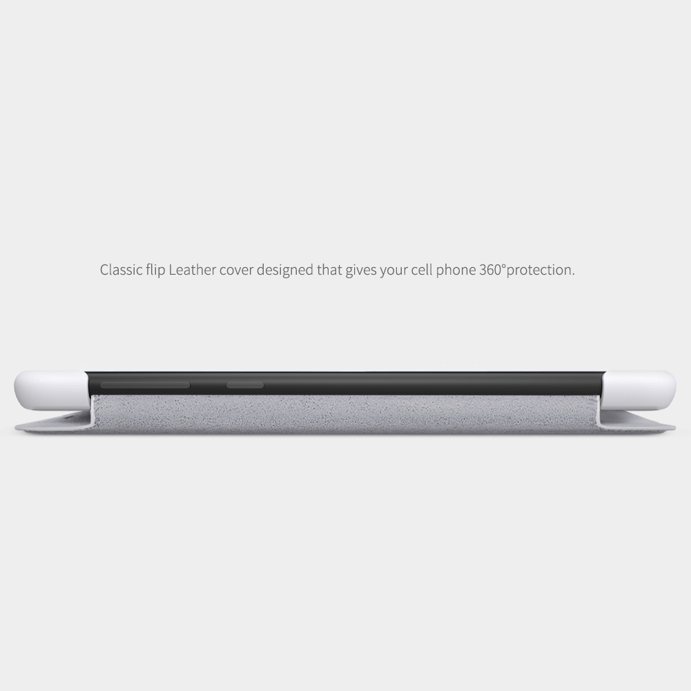 Bao da PU điện thoại NILLKIN có ngăn đựng thẻ cho Samsung Galaxy S10E S10 Lite
