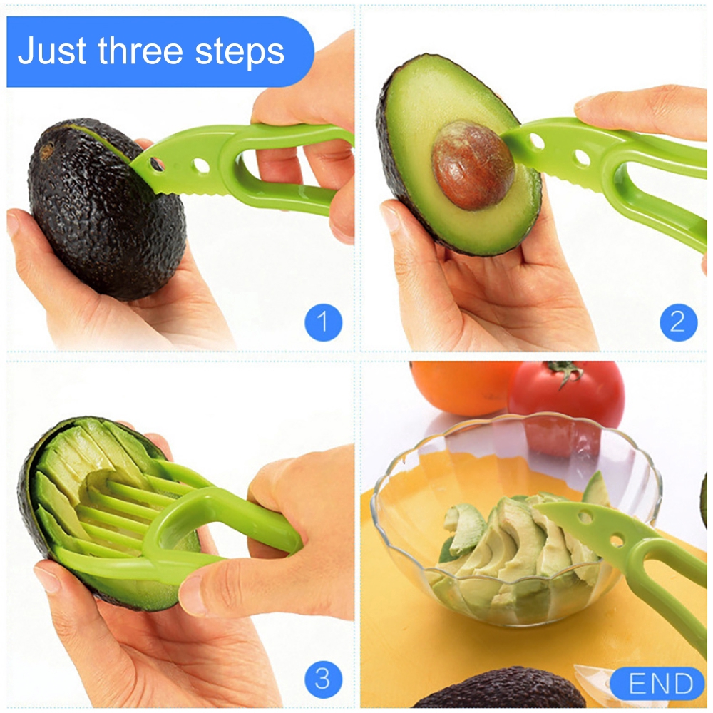 Dụng Cụ Cắt Bơ 3 Trong 1 Tiện Lợi