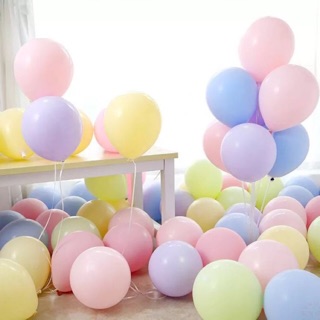 Set 50 bóng bay tông màu pastel trang trí đám cưới, trang trí sinh nhật, sự kiện siêu hot (được chọn màu)