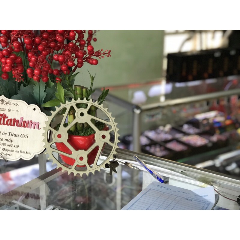 Dĩa nhôm 7075 cho satria raider fi size 39 38