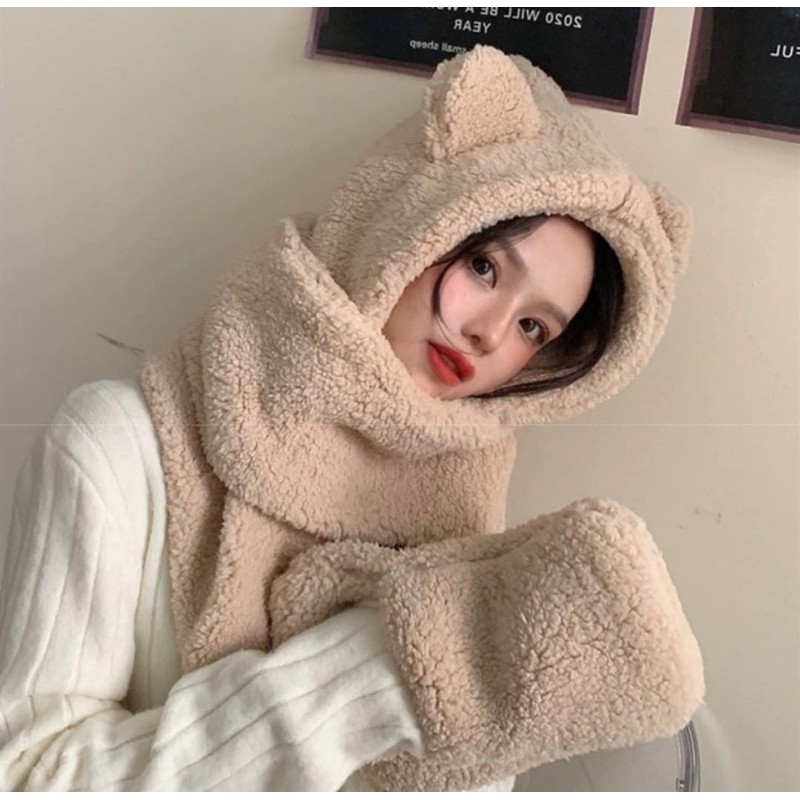 MŨ LÔNG TAI GẤU SIÊU KUTE | BigBuy360 - bigbuy360.vn