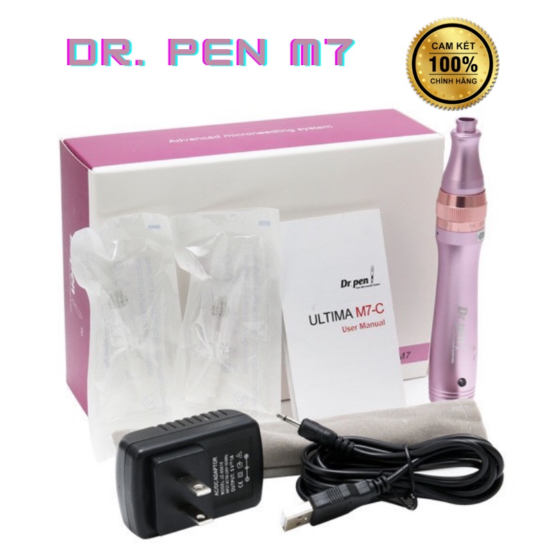 Cây Cấy Tảo Cấy Trắng Da Dr Pen M7 Máy Cấy Phấn Sủ Dụng Tại Nhà Vỏ Hợp Kim Siêu Bền Chính Hãng