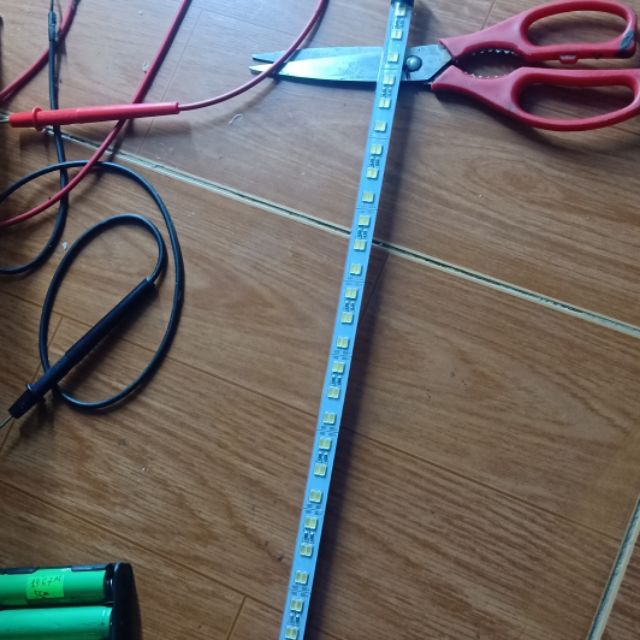 Led cho bể cá cảnh 45cm hai hàng bóng kép DC 12V siêu sáng có thể thả chìm trong nước