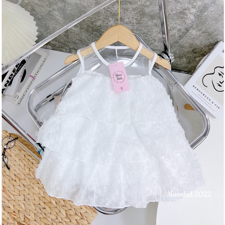 Váy bé gái ren 2 lớp cao cấp cho bé