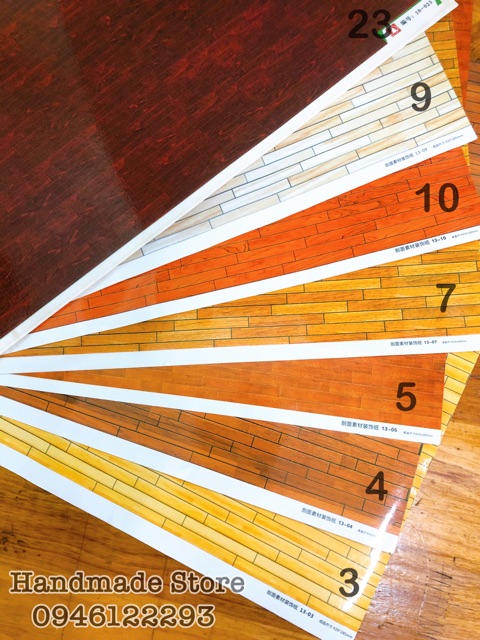 Decal sàn - tường mô hình