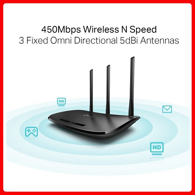 Phát Wifi Tp-Link WR-940N Chuẩn tốc độ 450Mbps Hàng Chính Hãng BH 24 Tháng