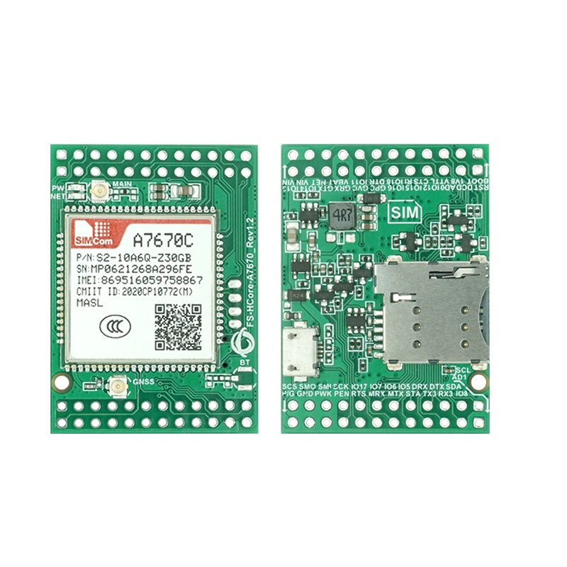 Module Sim 4G LTE Cat.1 A7670C SIMCOM