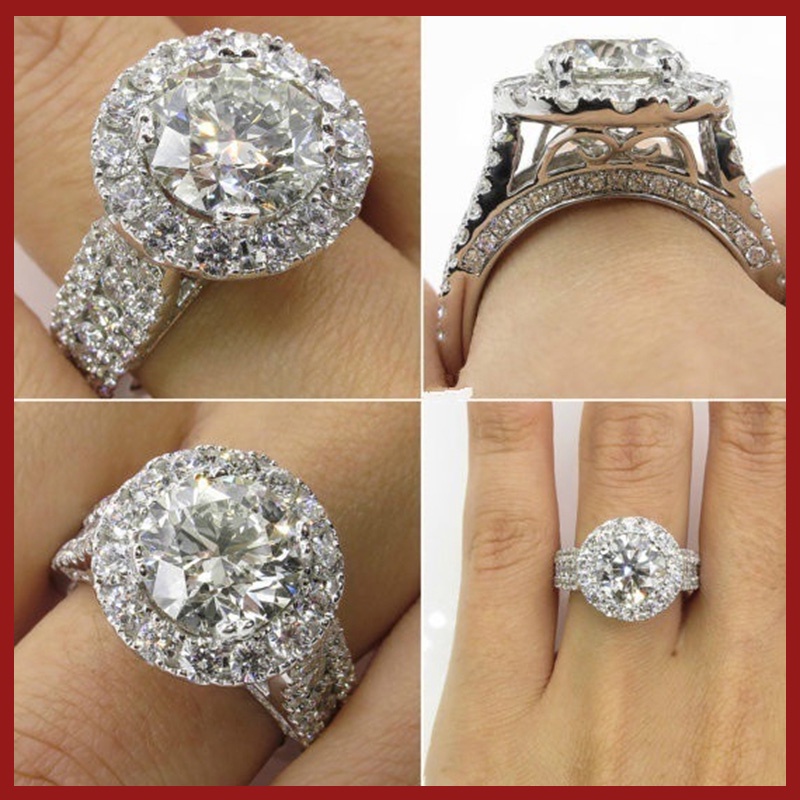 (MỚI) Nhẫn mạ bạc S925 đính đá xinh xắn