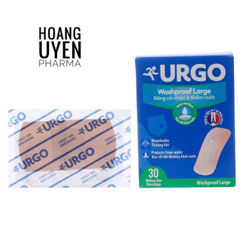 Băng cá nhân chống thấm nước Urgo Waterproof