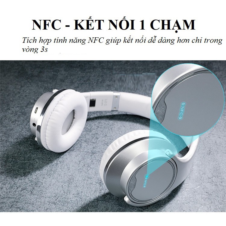 Tai Nghe Chụp Tai ❤️FREESHIP❤️ Tai Nghe Bluetooth Kiêm Loa Di Động MH1 Với 4 Chế Độ Nghe Nhạc Cực Đỉnh.